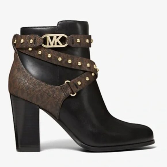Kincaid Studded Logo Trim Ankle Boot Michael Kors Sz 8 M - Picture 4 of 4